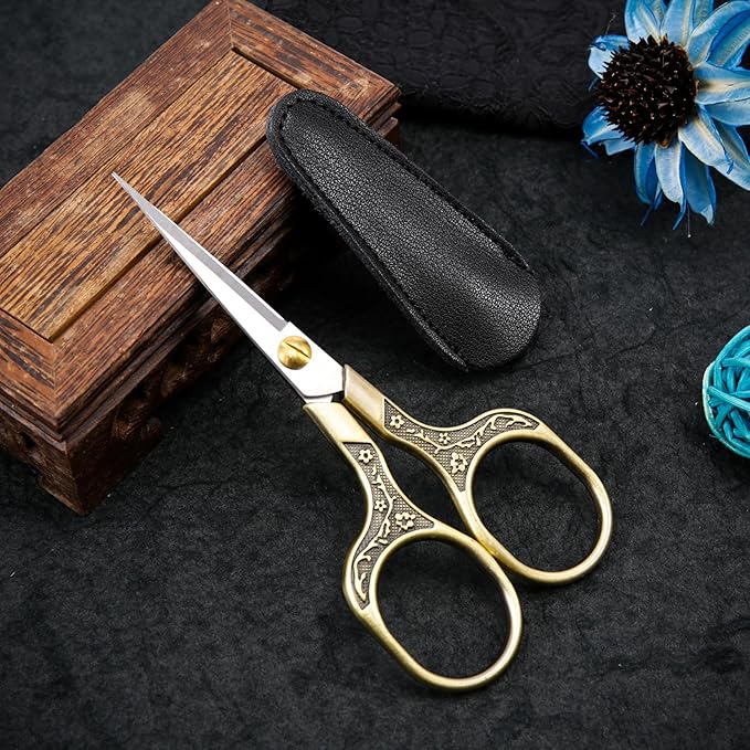 embroidery scissors-Glexal 5 Inch Vintage