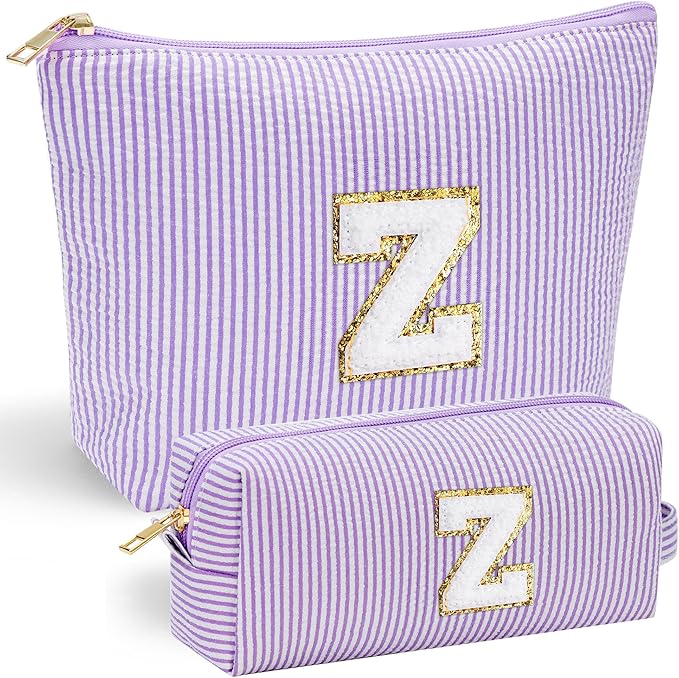 Yoolife purple makeup bag for