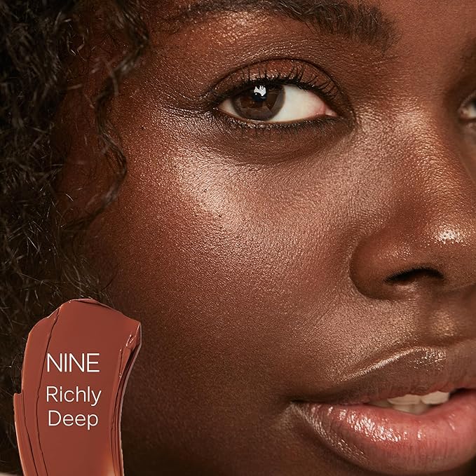 Saie Slip Tint Tinted Moisturizer with SPF 35 - Light Coverage, Glowy Skin Tint & Mineral Sunscreen for Face with Hydrating Hyaluronic Acid - Summer Makeup Essential - Shade Nine (1.35 oz)