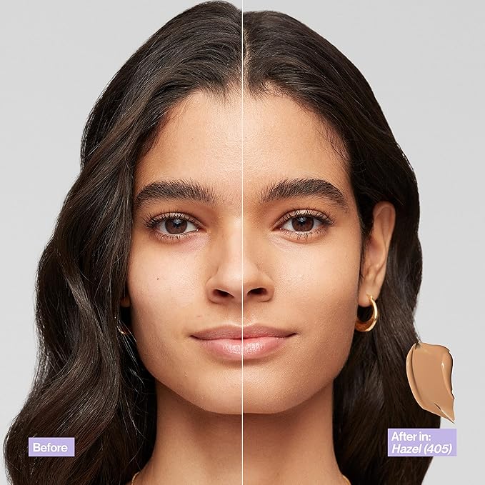 Revlon Illuminance Skin-Caring Liquid Foundation, Hyaluronic Acid, Hydrating and Nourishing Formula with Medium Coverage, 301 Cool Beige (Pack of 1)