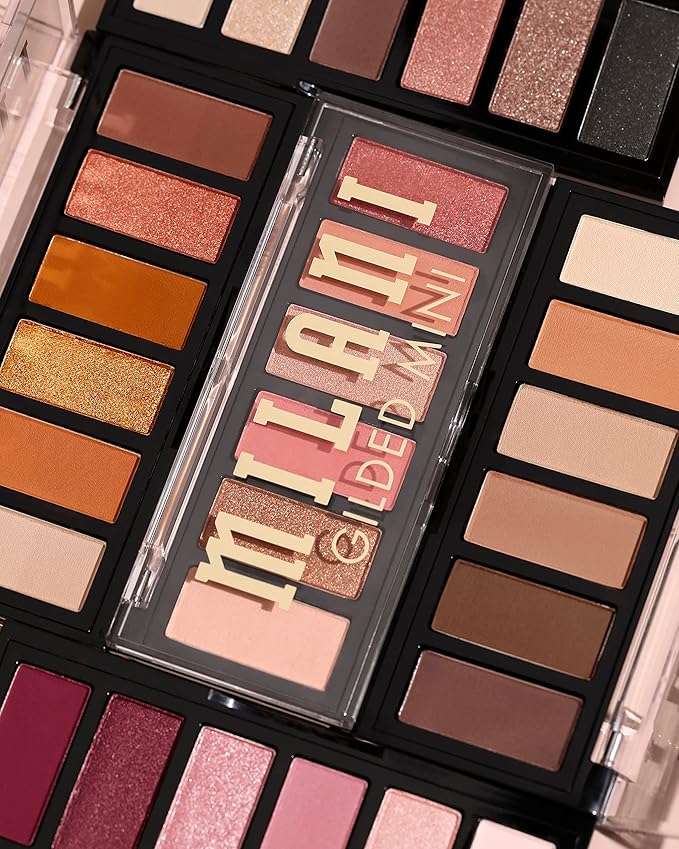 Milani Gilded Mini Eyeshadow Palette with 6 Matte & Shimmer Hues - Call Me Old-Fashioned