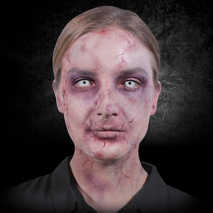 12-Color Death FX Cream Palette, Professional Quick Drying Waterproof SFX Makeup for the Stage, Film, Costumes, Cosplay, Halloween