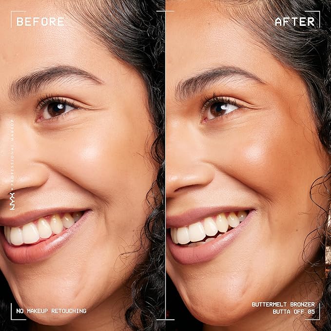 NYX PROFESSIONAL MAKEUP Matte Buttermelt Bronzer, Longwear Face Makeup with Up to 12 Hours of Wear, Vegan Formula - Butta Off