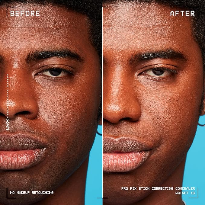 NYX PROFESSIONAL MAKEUP Pro Fix Stick Correcting Concealer, Buildable Medium Coverage Concealer Stick - Walnut