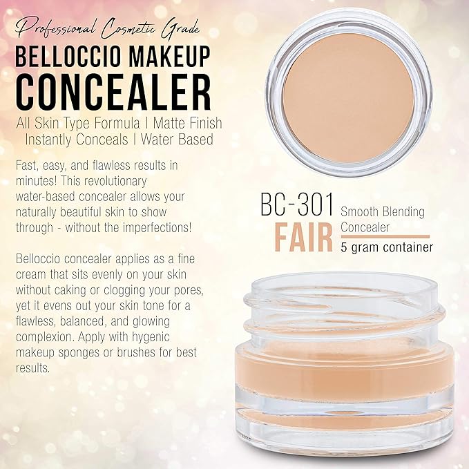 Belloccio High Definition Fair Shade Makeup Concealer 5
