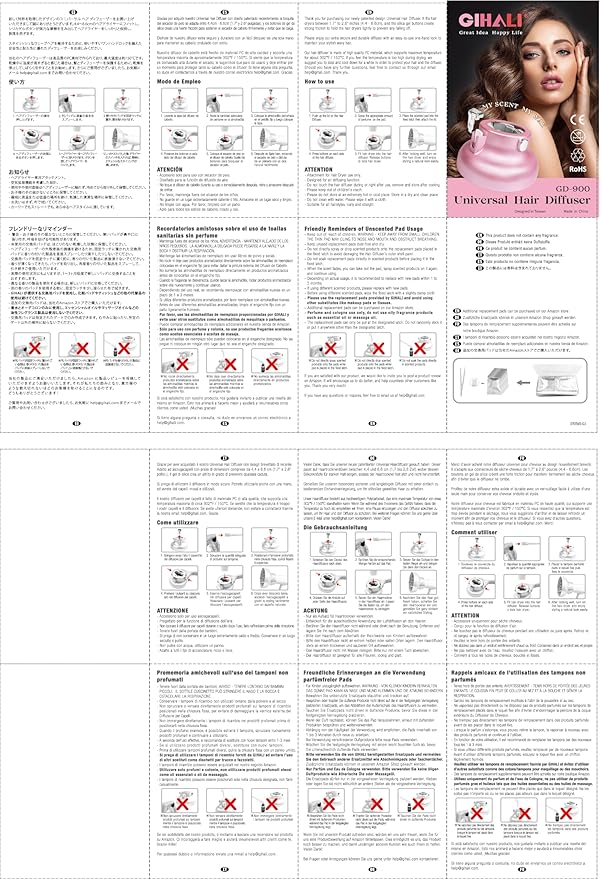 Universal Hair Diffuser “Super Sturdy” 1.7 Inch to 2.6 Inch for Natural Curly and Wavy Hair, Hair Dryer Attachment (Lavender 2 Aroma Upgrade)