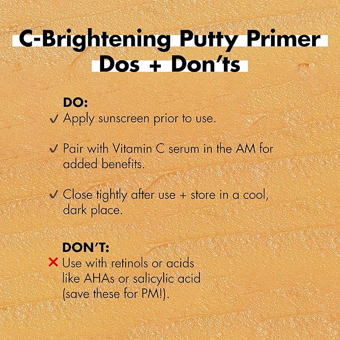 e.l.f. C-Brightening Putty Primer, Makeup Primer For Brightening