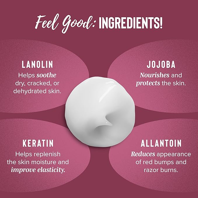 Coochy Intimate Shaving Cream | Shave Conditioner & Moisturizer for Face & Body | Ideal for Sensitive Skin Care, Anti-Bump | Island Paradise, 3.4 oz