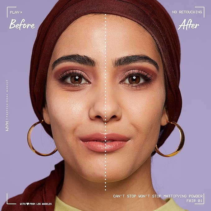 NYX PROFESSIONAL MAKEUP Can't Stop Won't Stop Mattifying Pressed Powder - Fair