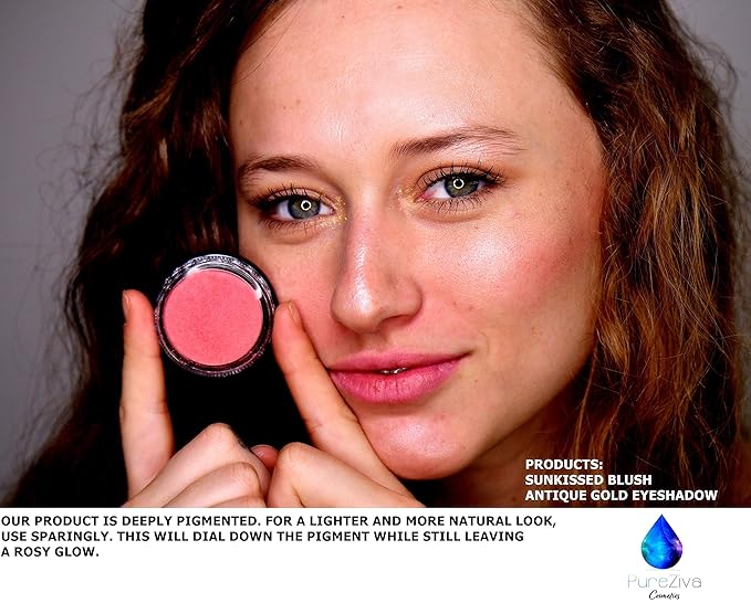 Hot Pink Bright Fuchsia Magenta Rouge Blush Pressed Cruelty Free 4 G