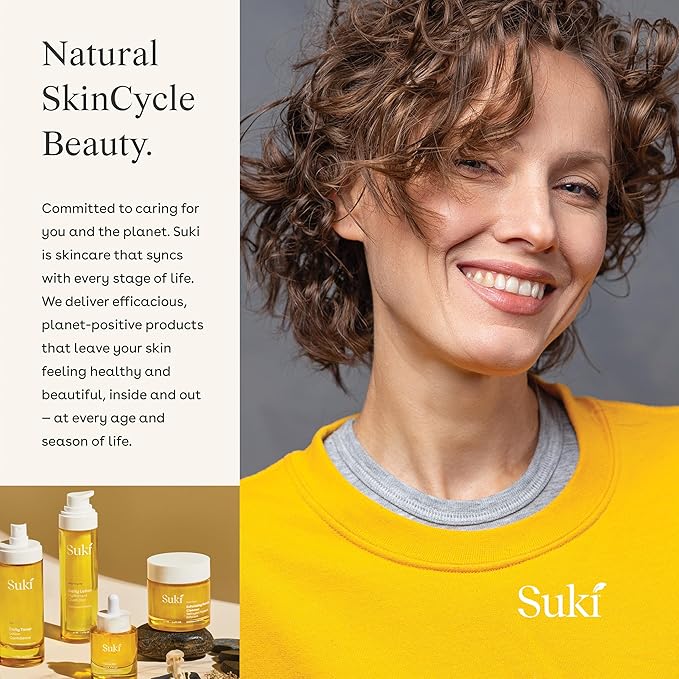 Face Scrub Exfoliating Face Wash | Suki Skincare Exfoliate Foaming Cleanser, Gentle Daily Scrub with Colloidal Oat & Raw Sugar, Natural Deep Pore Cleaner & Microdermabrasion Facial Exfoliator 3.38 oz