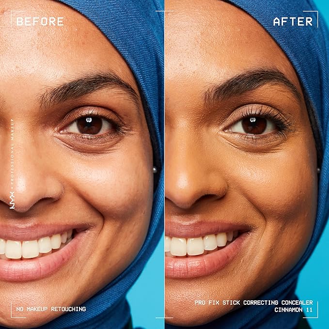 NYX PROFESSIONAL MAKEUP Pro Fix Stick Correcting Concealer, Buildable Medium Coverage Concealer Stick - Cinnamon