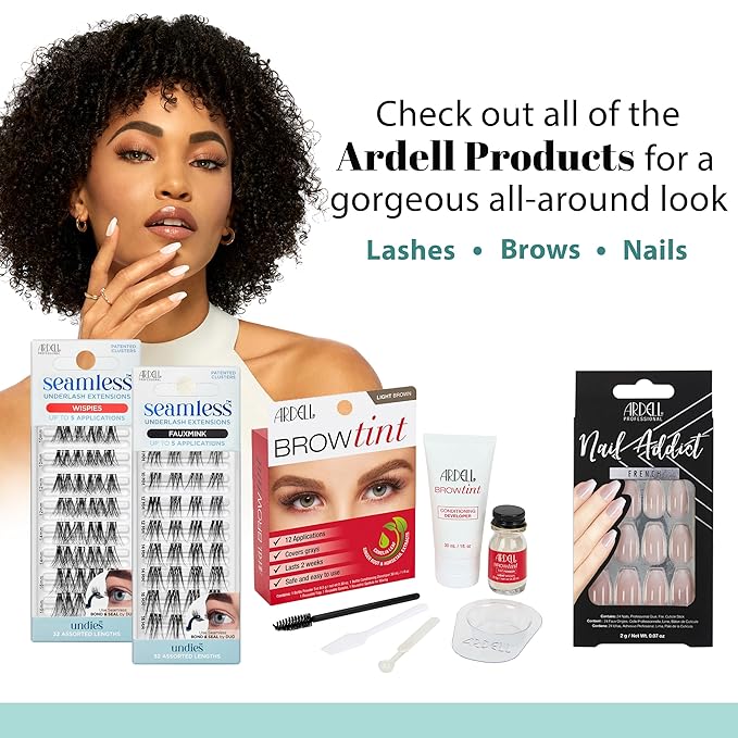 Ardell Active Gainz Lashes - Sweat-Proof & Long-Lasting Wispy Lashes, Comfortable Wear False Eyelashes, 4 Pairs