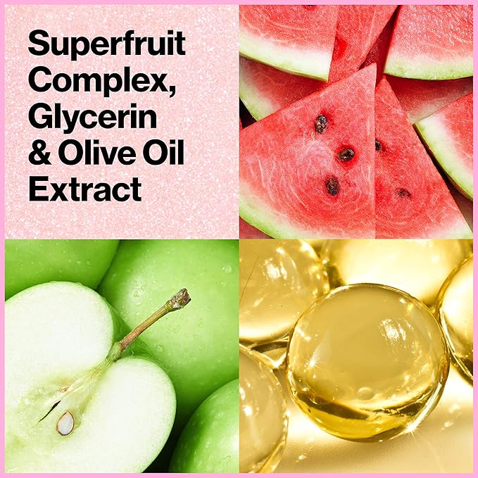 Revlon Face Primer, PhotoReady Face Gloss Rose Glow, Face Makeup for All Skin Types, Hydrates, Illuminates & Moisturizes, Infused with Glycerin & Olive Oil Extract, 80% Water, 1 Fl Oz