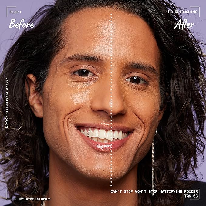 NYX PROFESSIONAL MAKEUP Can't Stop Won't Stop Mattifying Pressed Powder - Tan