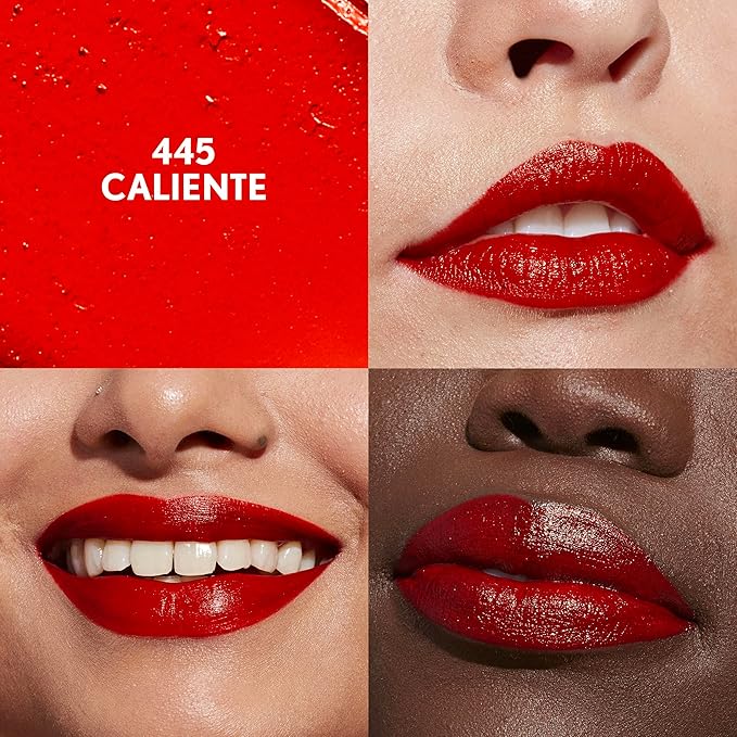 COVERGIRL Clean Lip Color, Caliente, Satin Finish, Squalane, Avocado & Aloe, Carmine-Free, Non-Drying, 0.12oz