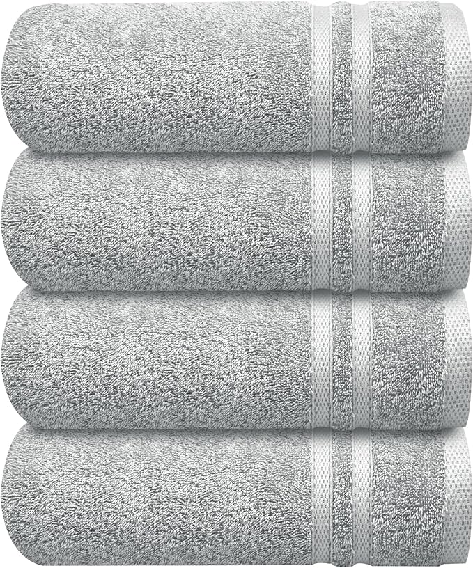 Infinitee xclusives grey hand towels