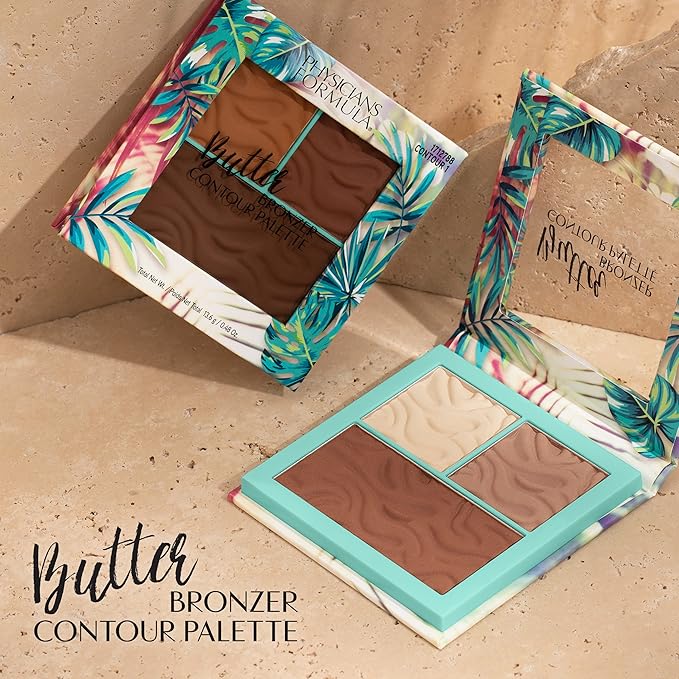Physicians Formula Butter Bronzer Contour Palette, Light/Medium, 0.48 Ounce (Pack of 1)
