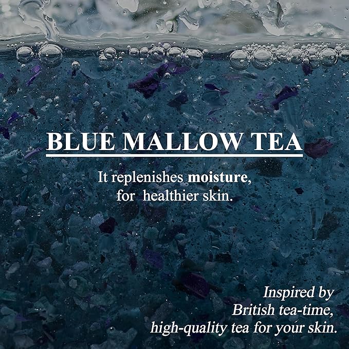 Cotton Blue Mallow Tea Perfume Hair & Body Mist, Hair and Body Perfume Spray for Dry Skin, Moisture Balance, Soothing, Nourishing, Long-Lasting Fragrance, Cotton Scent