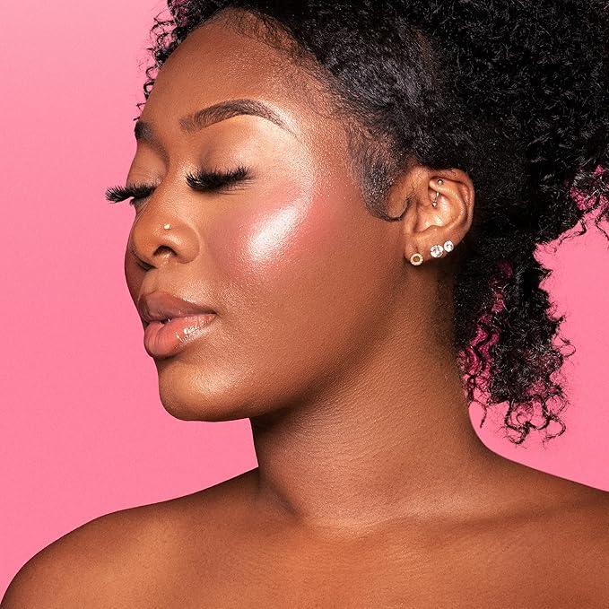 Juvia's Place Blushed Liquid BlushLighter Rosey Posey Glow - Liquid Blush for Cheeks with Luminous Glow, Long-Wearing, Buildable & Highly-Pigmented Makeup Blush, Easy to Blend Liquid Blush