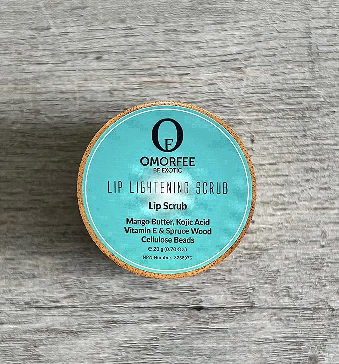 Omorfee 100% Organic Lip Lightening Scrub,