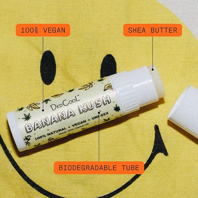 DedCool Lip Balm Stick (Coconut Milk) Jumbo, Vegan, Flavored, Coconut Oil Lip Balm, Long Lasting, Moisturization, Hydrates Dry & Chapped Lips, Vegan, Natural, Clean, Non-Toxic, Fragrance For All