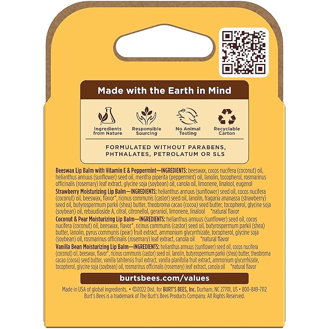 Burt's Bees Lip Balm - Beeswax,