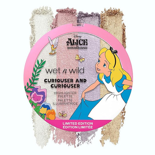 wet n wild Curiouser And Curiouser Highlighter Palette Alice In Wonderland Collection