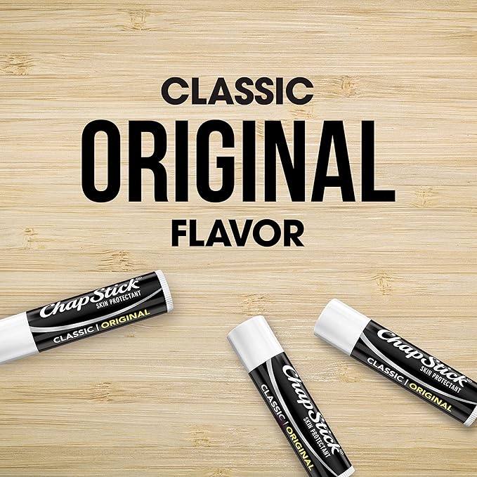 ChapStick Classic Original Lip Balm Tubes,