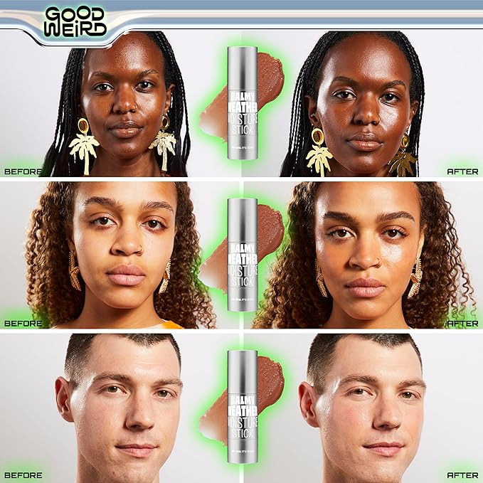 GOOD WEIRD Highlighter: Balmy Weather Blush Stick - MANGO (Terracotta) 15 oz