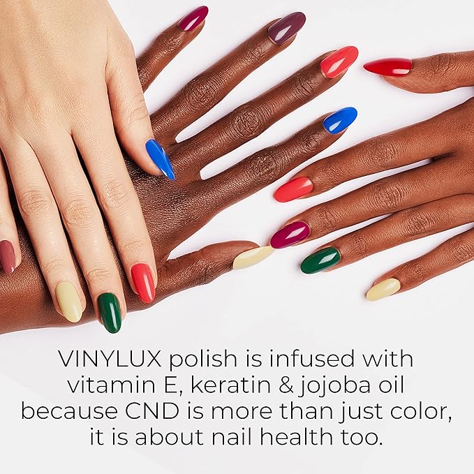 CND Vinylux Longwear Red Nail Polish, Gel-like Shine & Chip Resistant Color, Hollywood, 0.5 fl. oz