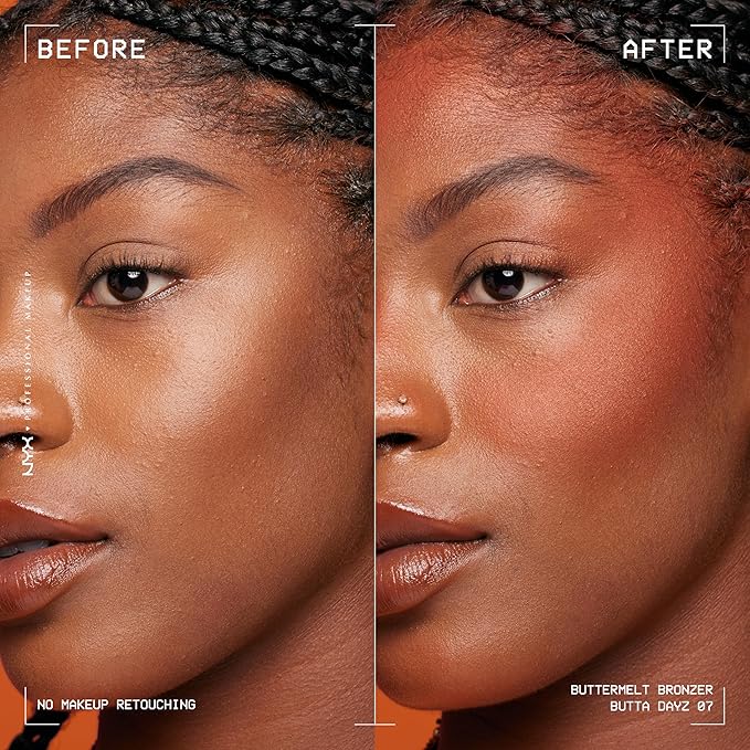 NYX PROFESSIONAL MAKEUP Matte Buttermelt Bronzer, Longwear Face Makeup with Up to 12 Hours of Wear, Vegan Formula - Butta Dayz