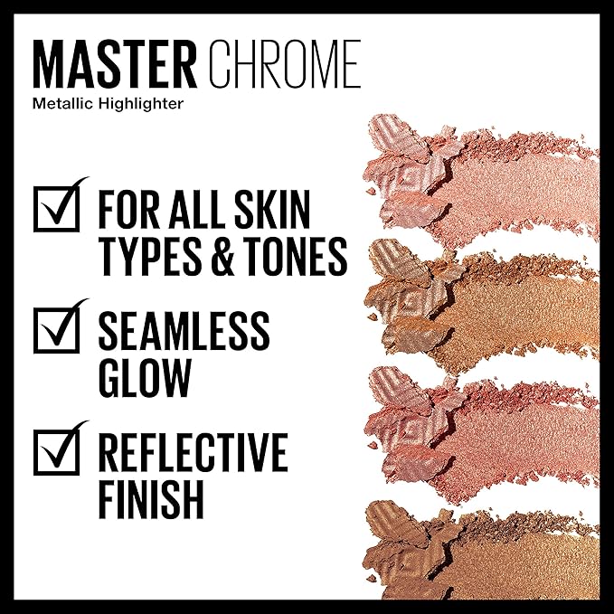 Maybelline New York Facestudio Master Chrome Metallic Highlighter of 2)