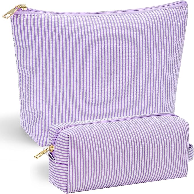 Yoolife purple makeup bag for