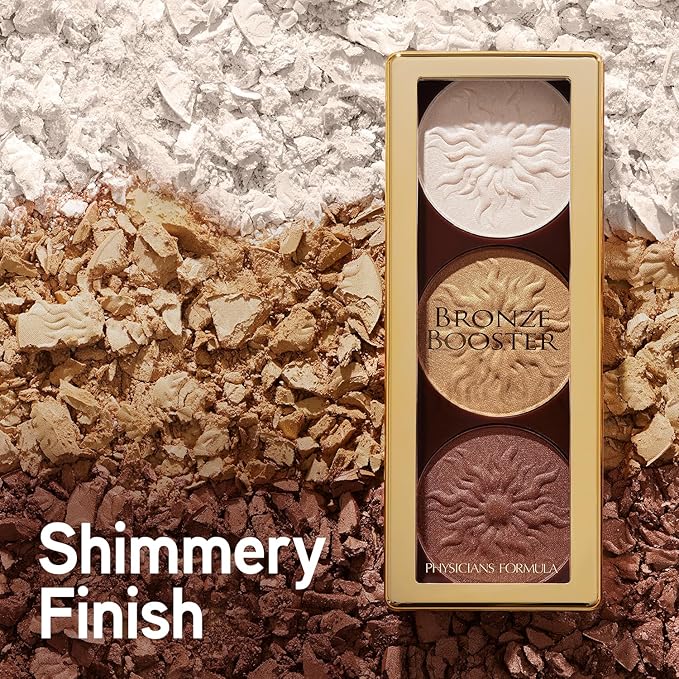 Physicians Formula Highlighter & Contour Powder Palette, Shimmer Strobing,-Fragrance Free, Paraben Free, Gluten Free, Dermatologist Tested