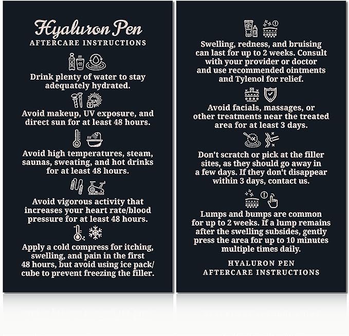 100 Pack - Premium Hyaluron Pen Supplies