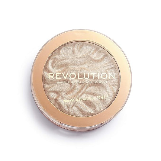 Revolution Beauty, Reloaded Pressed Powder Highlighter, Intensely Pigmented Type, . 0.22 Oz