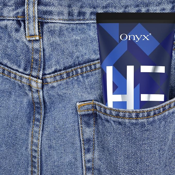 Onyx HE Tanning Lotion for Men - Indoor Tanning Accelerator with Bronzer - Mens Tanning Lotion for Quick & Dark Tan - Bronzing Lotion with Skin Firming, Muscle Bronzing Complex, & Moisturizing Formula