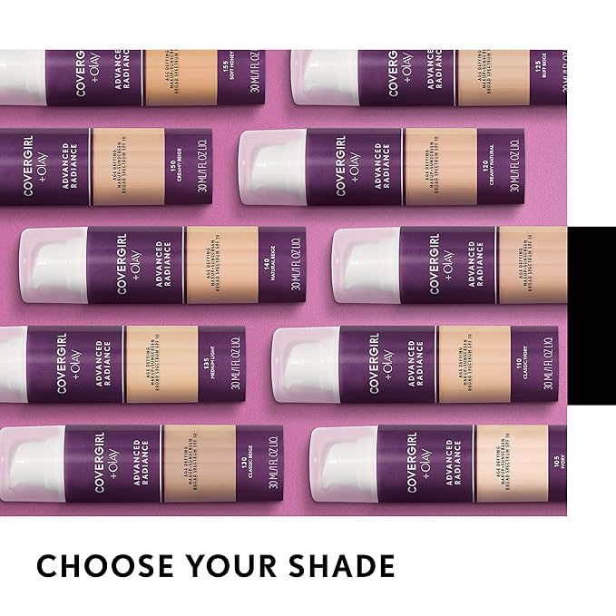 COVERGIRL Advanced Radiance Age Defying Foundation Makeup Soft Soft Honey 1 oz