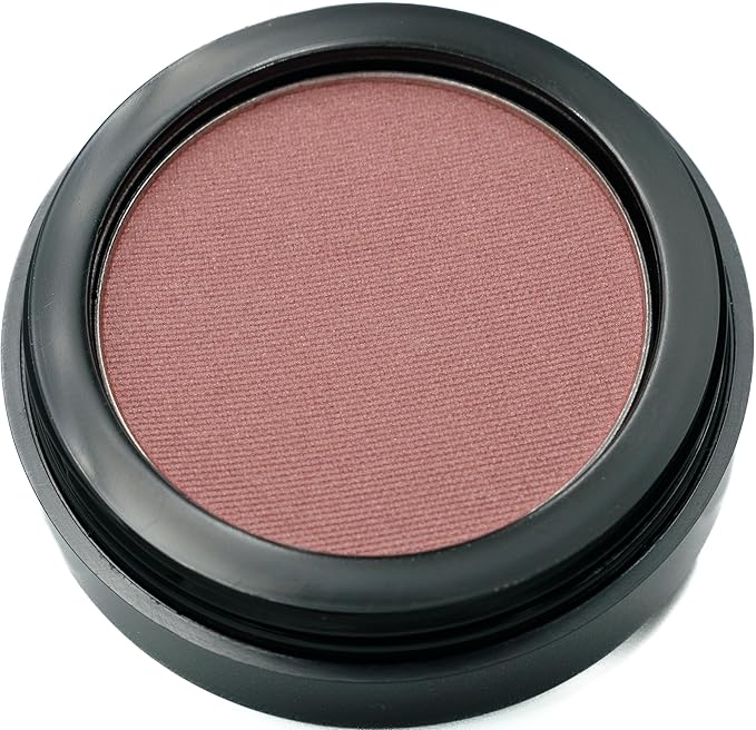 Bella Dark Red Rogue Pink Rouge Rosewood Blush Pressed Cheek Color Powder, Talc & Paraben Free, No Animal Testing & Cruelty Free