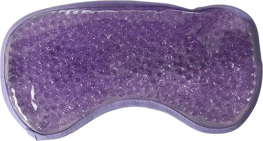 Cooling Eye Mask Reusable Gel Eye Mask for Puffy Eyes,Ice Eye Mask Cold Eye Mask Frozen with Plush Backing for Headache,Migrain,Stress Relief-Color Pastel Purple