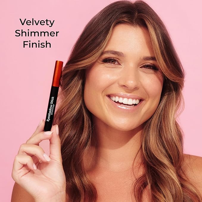 MCoBeauty Eyeshadow Stick, Shimmer, Copper, Highly Pigmented, Built-in Sharpener, Vegan, Cruelty Free Cosmetics