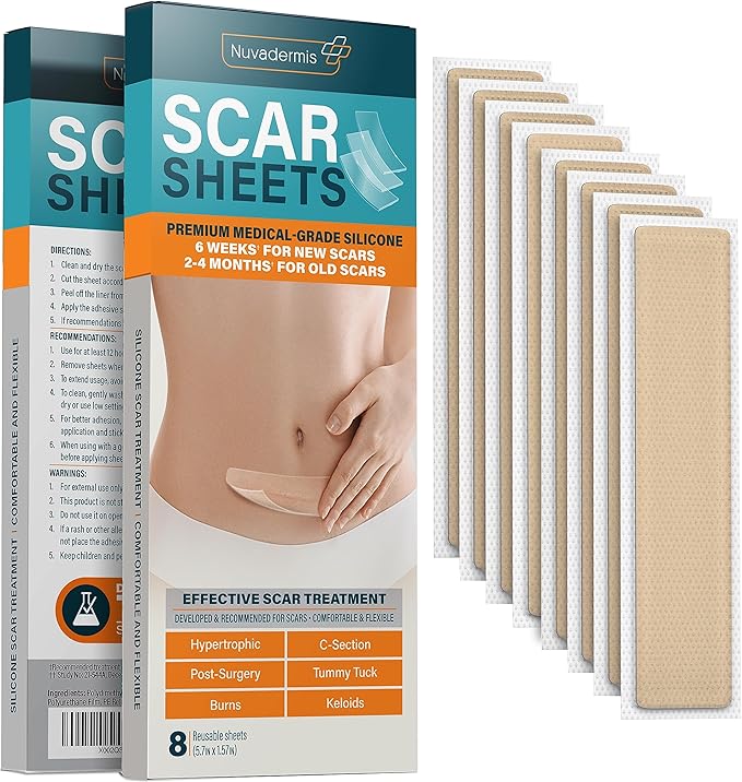NUVADERMIS Silicone Scar Sheets ? Extra