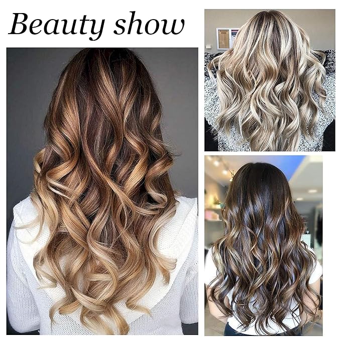 Aimin Heatless Curlers, Soft Overnight Foam Rollers for Long Hair, No Heat Satin Sponge Curlers (40 pcs, black)