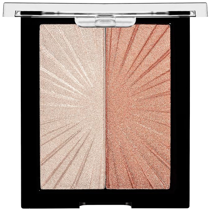 Wet n Wild MegaGlo Blushlighter, Blendable Blush & Highlighter Set, Shimmery Metallic Finish, Highlight Bling