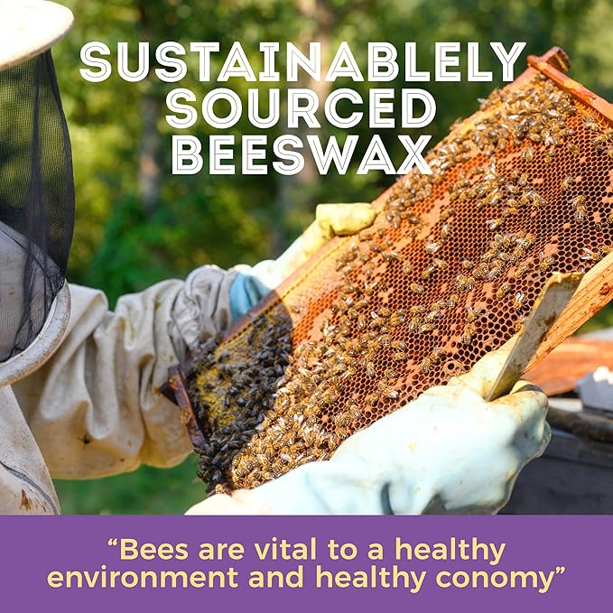 Trifecta Living Co.'s Beeswax Pellets - 100% Pure Bees Wax Perfect for DIY Candles, Skincare, and More! Discover The Creative Possibilities with Our Versatile, Pure Beeswax Pellets!