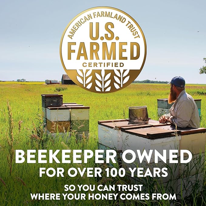 Sue Bee Naturally Flavored Vanilla Honey For Coffee and Pancakes, Salads, Made in USA, 16 oz