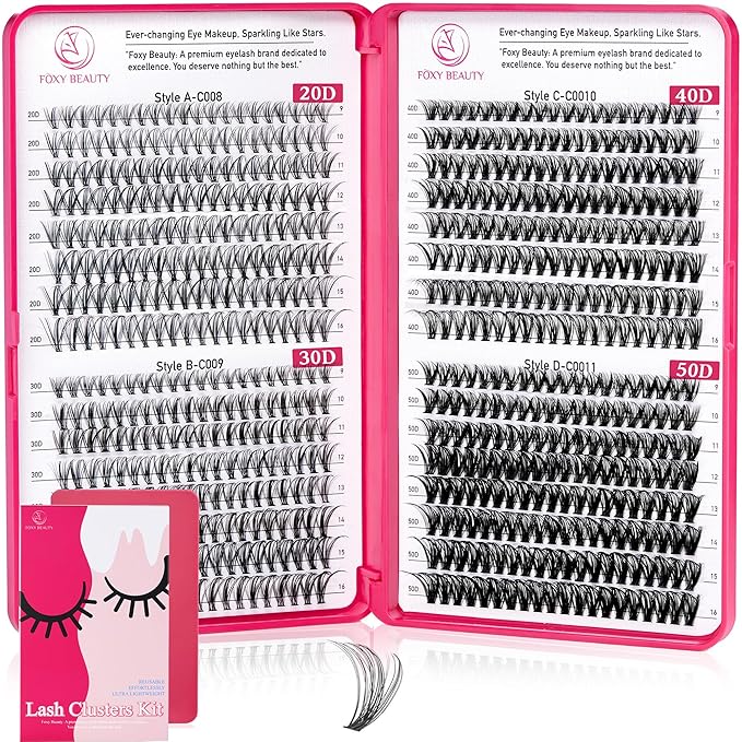 Lash Clusters - Lash Clusters Lash Extension 0.07D Cluster Eyelash Extensions Eyelash Clusters Lashes Clusters Eyelash Extension No Lash Glue Included