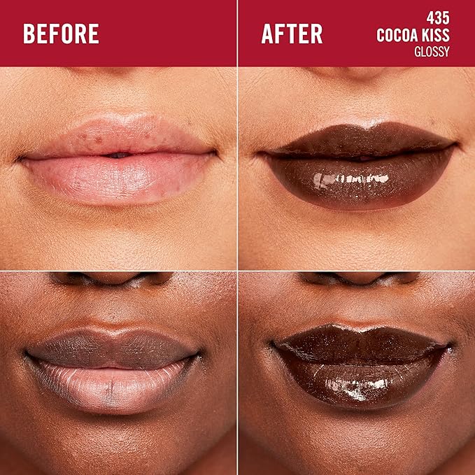 Rimmel London Stay Glossy, 435 Cocoa Kiss, Lip 18oz