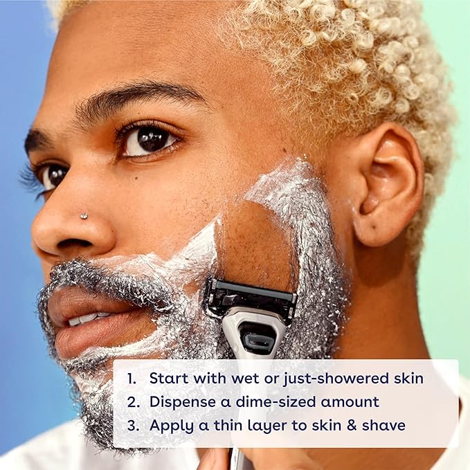 eos UltraProtect™ Men’s Shave Cream- Fresh Woods, 24-Hour Hydration, Non-Foaming Formula, 7 fl oz